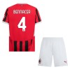 Officiële Voetbalshirt + Korte Broek AC Milan Bennacer 4 Thuis 2024-25 - Kids